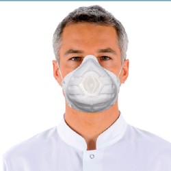 Masques de protection anti-poussières - FFP3 pliables à valve - par 20