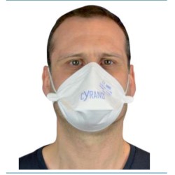 Masques de protection respiratoire - FFP3 pliables hypoallergéniques - polypropylène - par 25