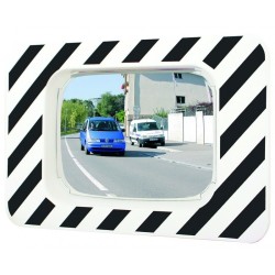 Miroir de circulation rectangulaire P.A.S. - 600 x 400 mm