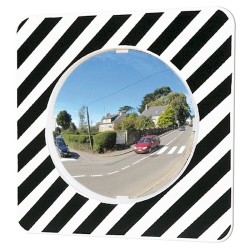 Miroir de sécurité - Rond P.A.S. incassable - Diamètre 600 mm