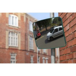 Miroir de sécurité - Rectangulaire multiusage - 600 x 400 mm - P.A.S