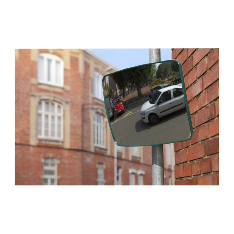 Miroir de sécurité - Rectangulaire multiusage - 600 x 400 mm - P.A.S