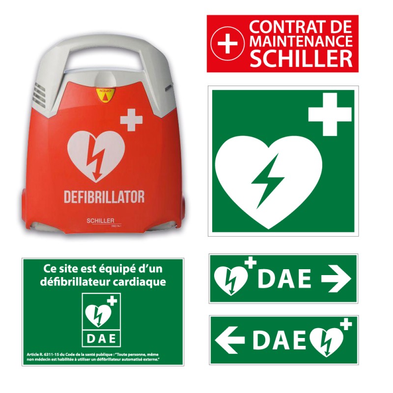 Pack DAE FRED PA-1 Automatique + Signalétique + Maintenance