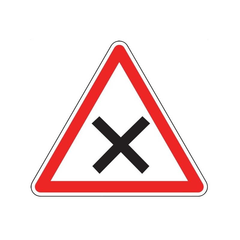 Panneau d'Intersection AB1 : Priorité à Droite