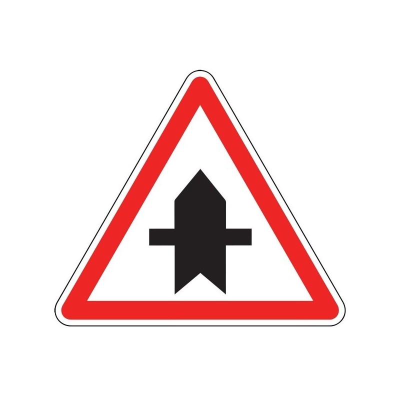 Panneau - Intersection Priorité Ponctuelle - Aluminium