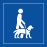 Panneau d'information - Accessibilité, chien guide ou d'assistance - ISO 7001