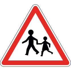 Panneau - Danger A13a - Aluminium galvanisé