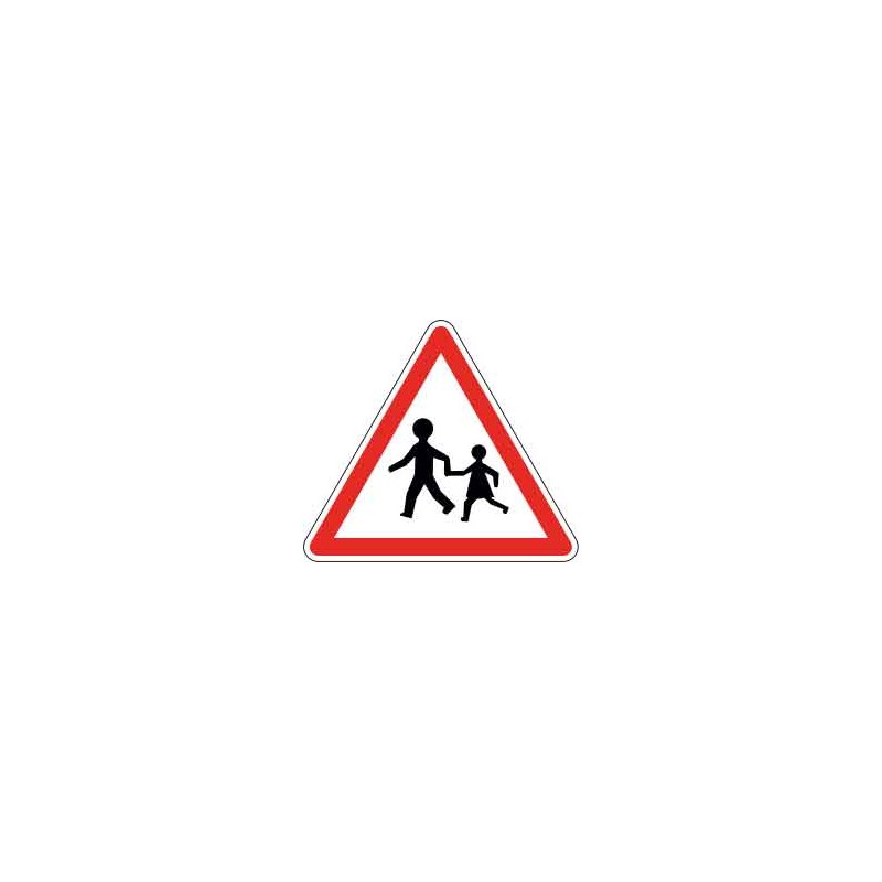 Panneau - Danger A13a - Aluminium galvanisé