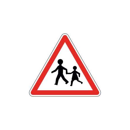 Panneau - Danger A13a - Aluminium galvanisé