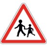 Panneau - Danger A13a - Aluminium galvanisé