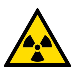 Panneau Danger- Matières radioactives/radiations - W003 -ISO 7010