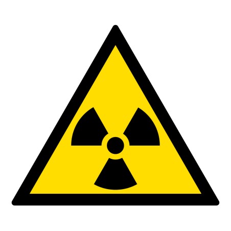 Panneau Danger- Matières radioactives/radiations - W003 -ISO 7010