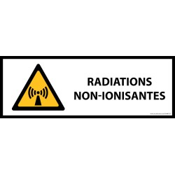 Panneau de danger ISO EN 7010 - Radiations non-ionisantes - W005