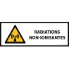 Panneau de danger ISO EN 7010 - Radiations non-ionisantes - W005