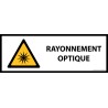 Panneau de danger ISO EN 7010 - Rayonnement optique - W027