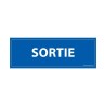 Panneau de sécurité - Signalisation Sortie - 210 x 75 mm