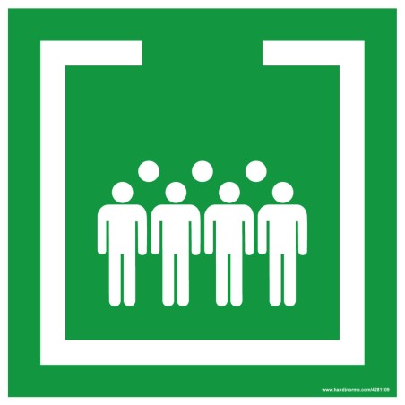 Panneau et autocollant Zone de confinement
