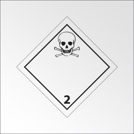 Signalisation de transport normalisée ADR - "Gaz toxiques"