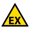 Panneau de signalisation danger - Danger explosif - W016 - ISO 7010