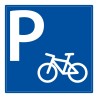 Panneau de signalisation - Parking à vélos - ISO 7001