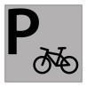 Panneau de signalisation - Parking à vélos - ISO 7001