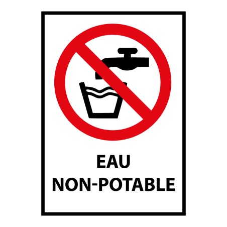 Panneau de signalisation - Picto Eau non potable - P005 - ISO 7010