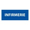 Panneau de signalisation - Pictogramme Infirmerie - 210 x 75 mm