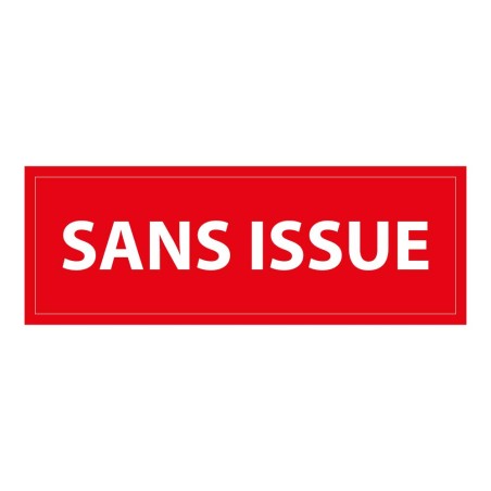 Panneau de signalisation - Pictogramme Sans issue - Rectangulaire