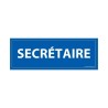 Panneau de signalisation - Pictogramme Secrétaire - 210 x 75 mm