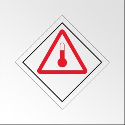Signalisation de transport normalisée ADR - "Produits chauds"