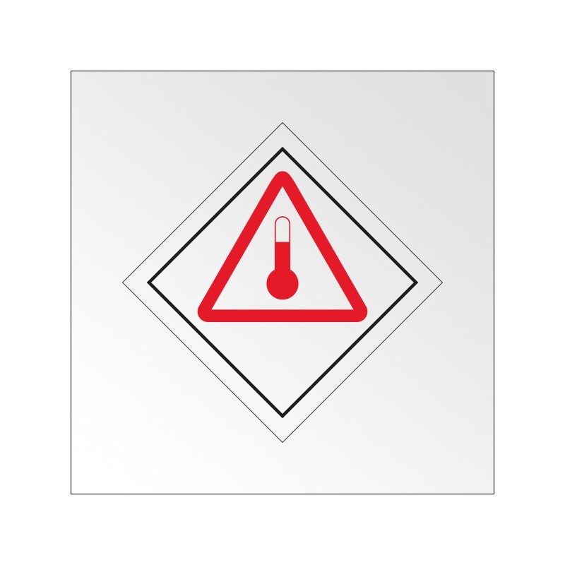 Signalisation de transport normalisée ADR - "Produits chauds"