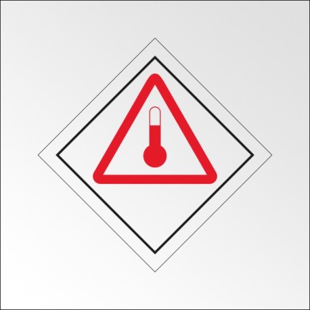 Signalisation de transport normalisée ADR - "Produits chauds"