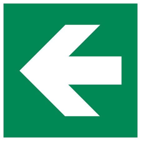 Panneau évacuation - Flèche directionnelle