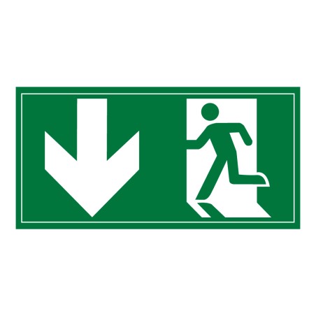 Panneau d'évacuation - Pictogramme Sortie de secours - ISO 7010