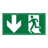 Panneau d'évacuation - Pictogramme Sortie de secours - ISO 7010