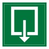 Panneau d'évacuation - Sortie de Secours - F001 - ISO 7010