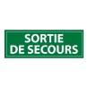 Panneau d'évacuation -Sortie de secours - Signalétique de secours