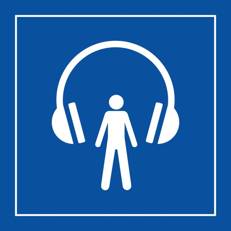 Panneau d'information - Audioguide - ISO 7001 - Gravoply