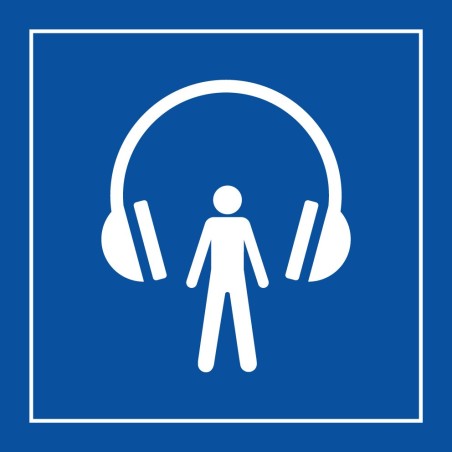 Panneau d'information - Audioguide - ISO 7001 - Gravoply