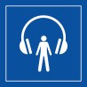 Panneau d'information - Audioguide - ISO 7001 - Gravoply