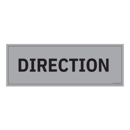 Panneau d'information bureau - Direction - 210 x 75 mm - PVC
