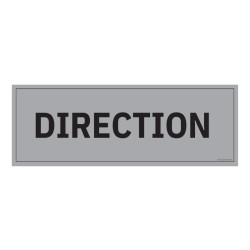 Panneau d'information bureau - Direction - 210 x 75 mm - PVC