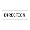Panneau d'information bureau - Direction - 210 x 75 mm - PVC