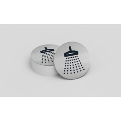 Pictogramme - Douche - 83mm - Acier