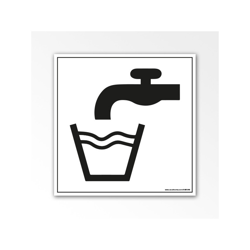 Panneau d'information - Eau potable - Décret n°2020-1724 - Plusieurs tailles - Plusieurs matériaux