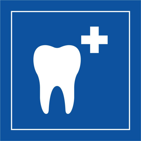 Panneau d'information - Soins dentaires - ISO 7001