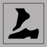 Panneau d'information - Retirer ses chaussures - ISO 7001