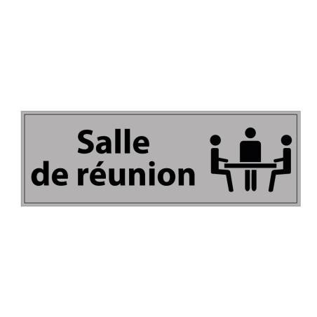 Panneau d'information - Salle de réunion - 210 x 75 mm