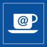 Panneau d'information - Cybercafé - ISO 7001