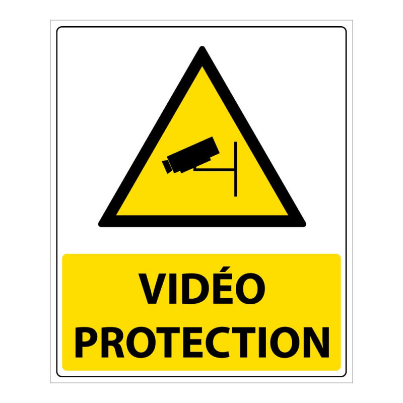 Panneau d'information - Vidéo Protection - 250 x 300 mm